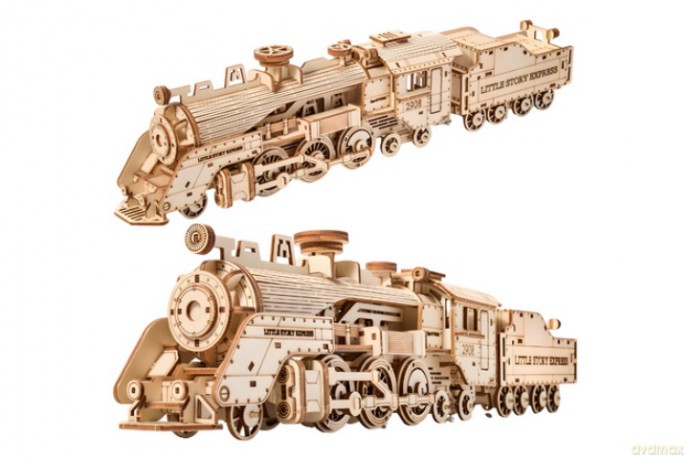 Puzzle drewniane model 3D Lokomotywa E012 70138