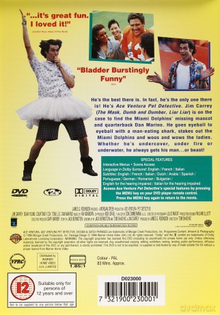 Ace Ventura: Pet Detective (Ace Ventura: Psi detektyw) [DVD]