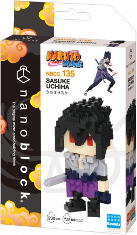 SUPBUZZ Nanoblock Naruto Sasuke Uchiha 24229