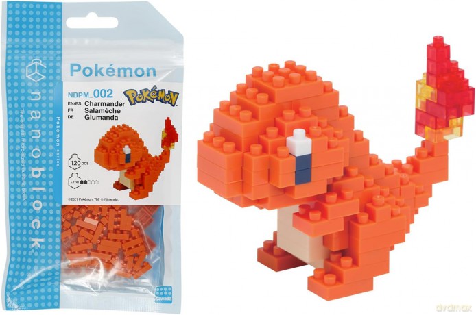 Figurka Pokemon nanoblock Charmander z Klocków