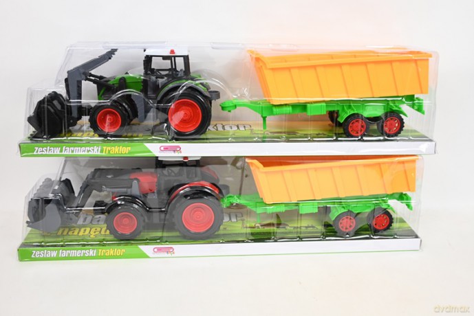 Traktor z łyżką + przyczepa G205757 71860