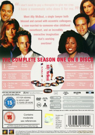 Ally Mcbeal Season 1 (Sezon 1) [6DVD]