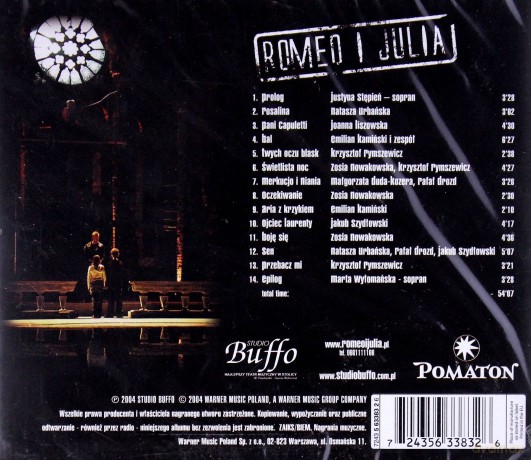 Różni Wykonawcy (Buffo): Romeo i Julia [CD]