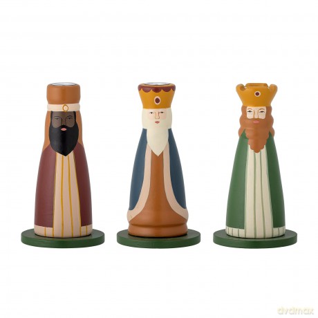 Bloomingville - Set of 3 - Betiel Holy Three Kings Candlesticks (82058328)