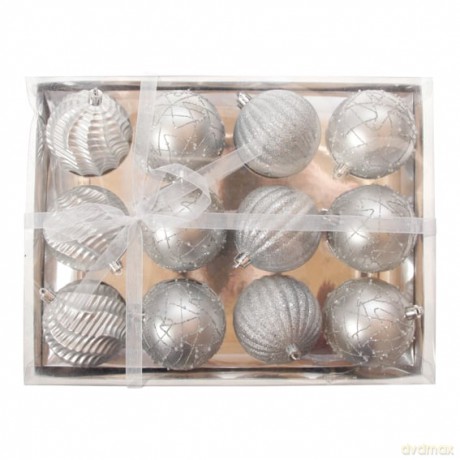 DGA - Christmas Ornamets Balls - Silver (24701015)