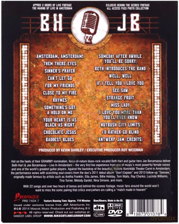 Beth Hart & Joe Bonamassa: Live In Amsterdam (digipack) [2DVD]