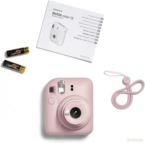 Fuji - Instax Mini 12 Instant Camera - Blossom Pink