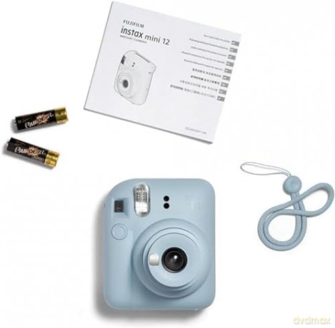 Fuji - Instax Mini 12 Instant Camera - Pastel Blue