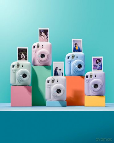 Fuji - Instax Mini 12 Instant Camera - Pastel Blue