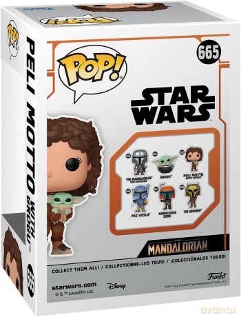 Funko! POP - Vinyl Mandalorian - Peli Motto W/Grogu (76552) [FIGURKA]