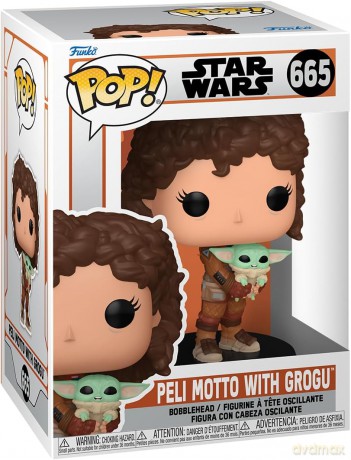 Funko! POP - Vinyl Mandalorian - Peli Motto W/Grogu (76552) [FIGURKA]