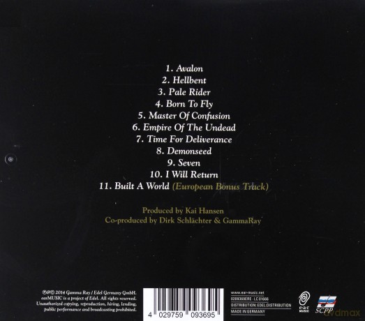 Gamma Ray: Empire Of The Undead [CD]