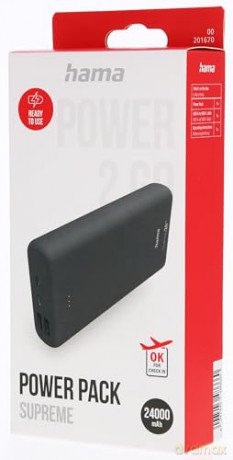 Hama - Powerbank Supreme 24000mAh Grey