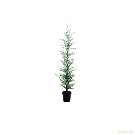 House Doctor - Flocked Christmas Tree With LED Lights 160 cm - Nature (260250103/260250103)