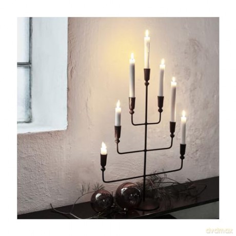 House Doctor - Ira Candle holder - Antique aluminium (206203033)