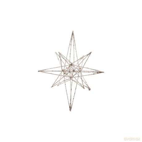 House Doctor - Star Ornament Champagne - 35 cm (261520003)