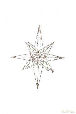House Doctor - Star Ornament Champagne - 35 cm (261520003)
