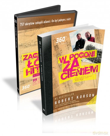 W pogoni za cieniem + Zaginiona Łódź Hitlera Pakiet [KSIĄŻKA]+[DVD]