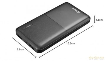 Sandberg - Saver Power Bank 10.000 mAh Black