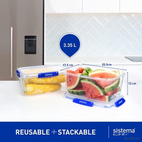 Sistema - Klip IT - Rectangle Plus 3.35L