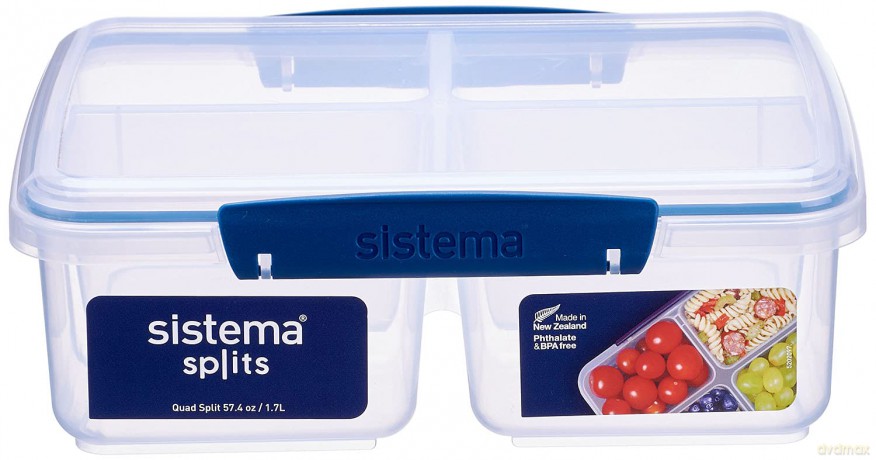 Sistema - Klip IT - Rectangular Quad Split 1.74L.