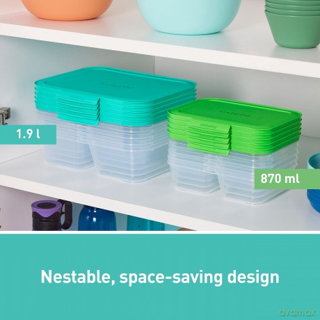 Sistema Meal Prep 5x1.9L śniadaniówki