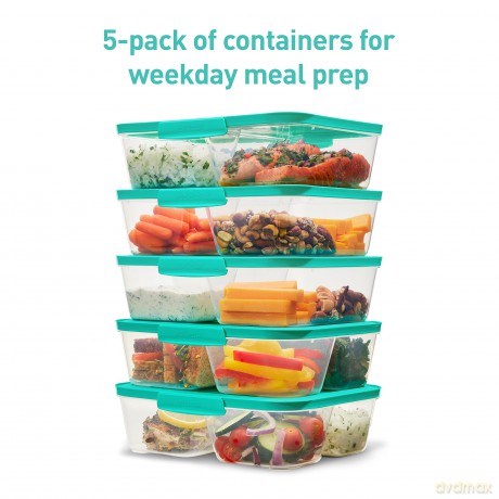 Sistema Meal Prep 5x1.9L śniadaniówki