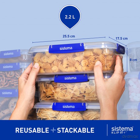 Zestaw pojemników na żywność Sistema 881723