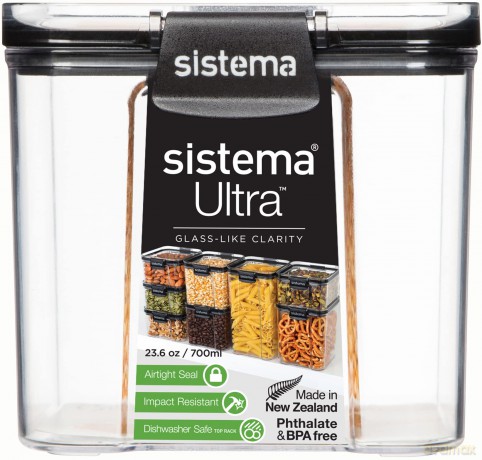 Sistema - Tritan Ultra Square 700ml