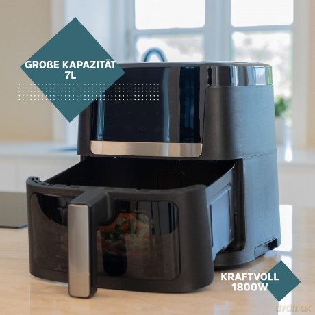 Sobczyk - Digital airfryer 7L - Black
