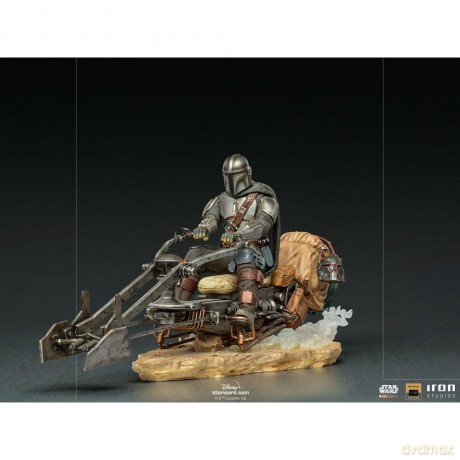 Star Wars - On Speederbike Statue Deluxe Art Scale 1/10 [FIGURKA]