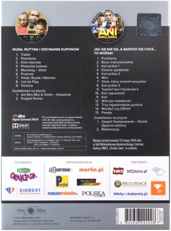 Kabaret Ani Mru-Mru: Jak się nie da a bardzo się chce... to można!/Nuda, rutyna i odcinanie kuponów (digipack) [2DVD]