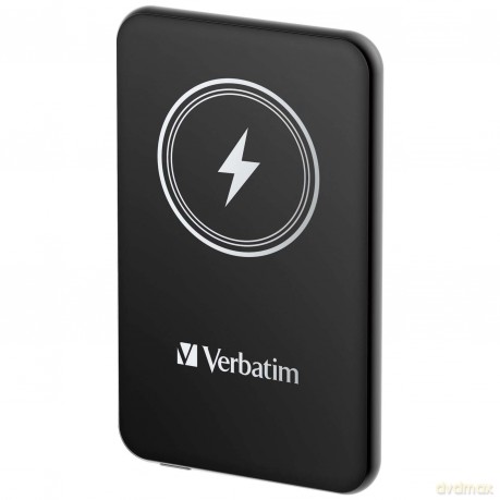 Verbatim - Charge Go Magnetic Wireless Power Bank 5000