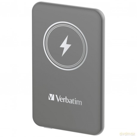 Verbatim - Charge Go Magnetic Wireless Power Bank 5000
