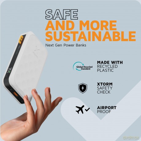Xtorm - Power Bank USB-C PD 35W 20,000mAh/2xUSB-C White