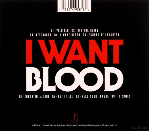 Jerry Cantrell: I Want Blood [CD]