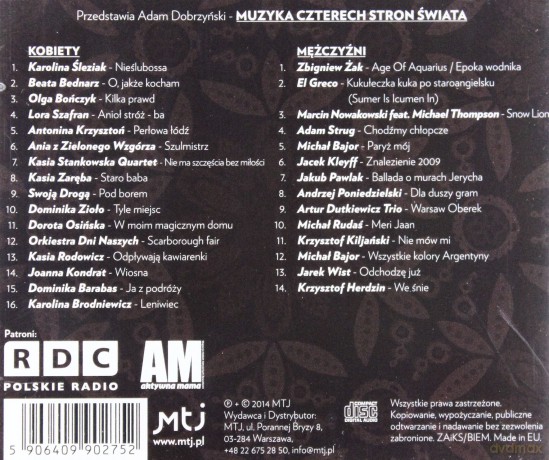 Muzyka Czterech Stron Świata [CD]