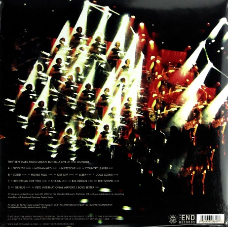 The Dandy Warhols: Thirteen Tales From Urban Bohemia Live At The Wonder [2xWINYL]