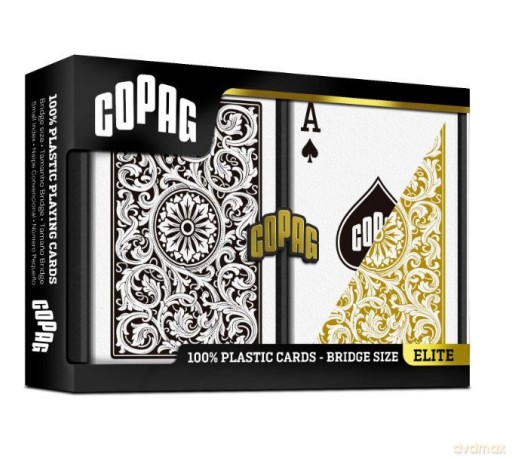 COPAG Bridge Elite Black Gold 100, [KARTY]