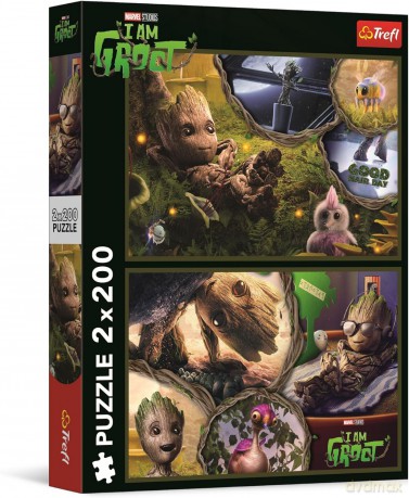 TREFL 2x200 el. Ja jestem Groot Guardians Marvel [PUZZLE]