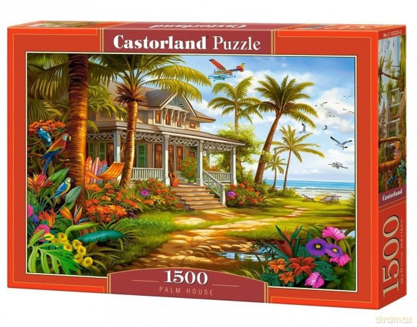 CASTORLAND 1500 el. Dom pod palmami [PUZZLE]