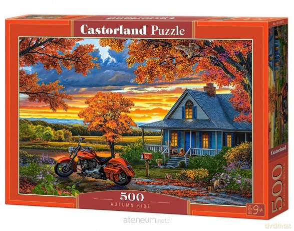 CASTORLAND 500 el. Jesienna przejażdżka [PUZZLE]