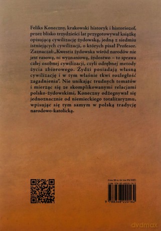 Cywilizacja żydowska - Feliks Koneczny [KSIĄŻKA]