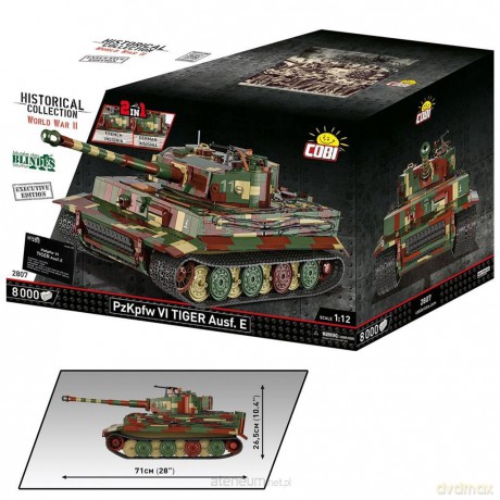 Czołg PzKpfw VI Tiger Ausf. E - Executive Edition [KLOCKI]