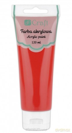 Farba akrylowa czerwona 120ml