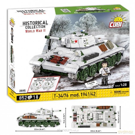 Historical Collection T-34/76 mod 1941/42 2 in1 [KLOCKI]