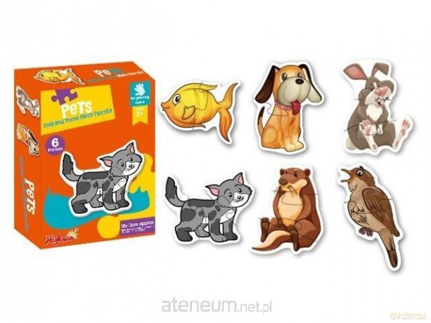 ICOM Zwierzęta domowe 6 obrazków [PUZZLE]