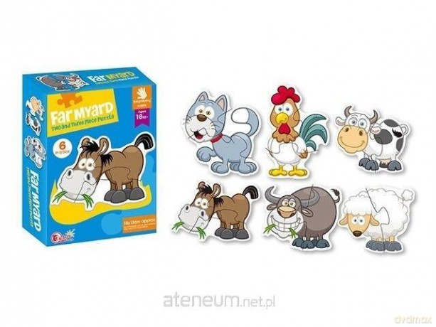 ICOM Zwierzęta domowe 6 obrazków [PUZZLE]