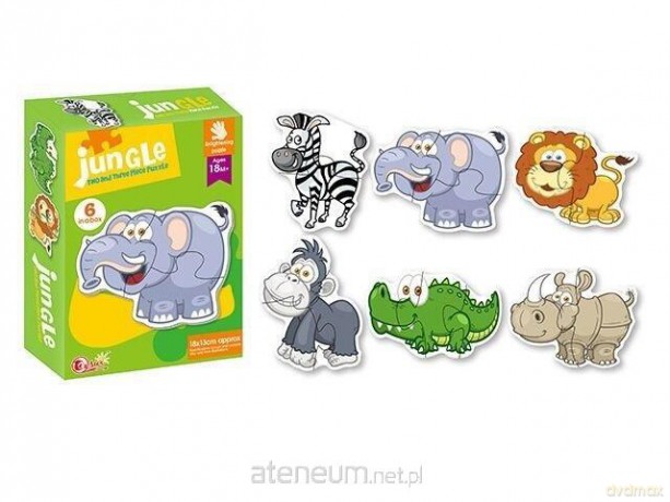 ICOM Zwierzęta dzikie 6 obrazków [PUZZLE]