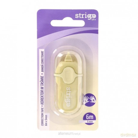 Korektor w taśmie mini 5mmx6m żółty